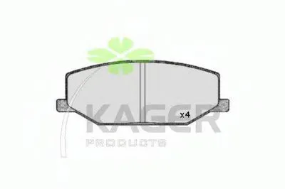 Комплект тормозных колодок, дисковый тормоз KAGER купить