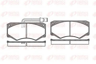 Комплект тормозных колодок, дисковый тормоз KAWE купить