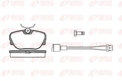 Комплект тормозных колодок, дисковый тормоз KAWE купить