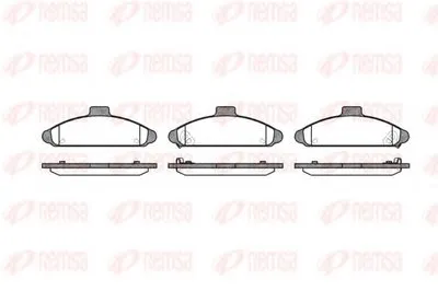 Комплект тормозных колодок, дисковый тормоз KAWE купить