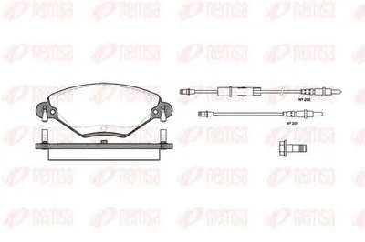 Комплект тормозных колодок, дисковый тормоз KAWE купить