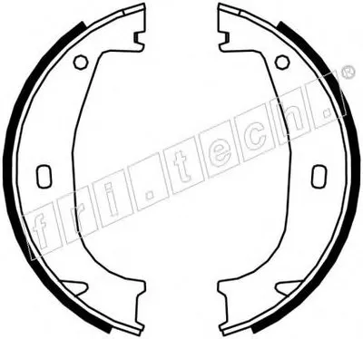 Комплект тормозных колодок, стояночная тормозная система fri.tech. купить