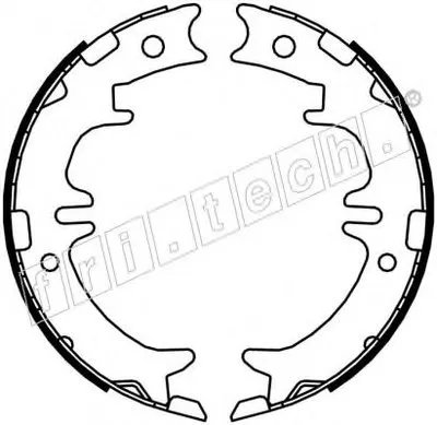 Комплект тормозных колодок, стояночная тормозная система fri.tech. купить