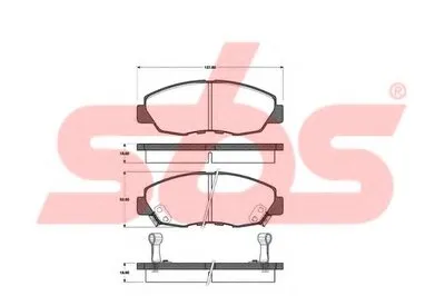 Комплект тормозных колодок, дисковый тормоз sbs купить
