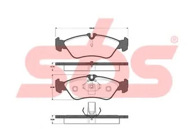 Комплект тормозных колодок, дисковый тормоз sbs купить