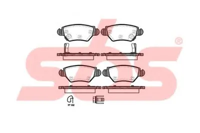 Комплект тормозных колодок, дисковый тормоз sbs купить