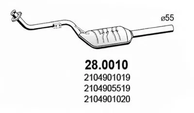 Катализатор для переоборудования ASSO купить
