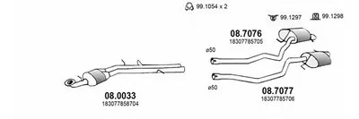 Система выпуска ОГ ASSO купить