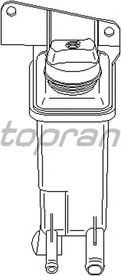 Компенсационный бак, гидравлического масла услителя руля TOPRAN купить