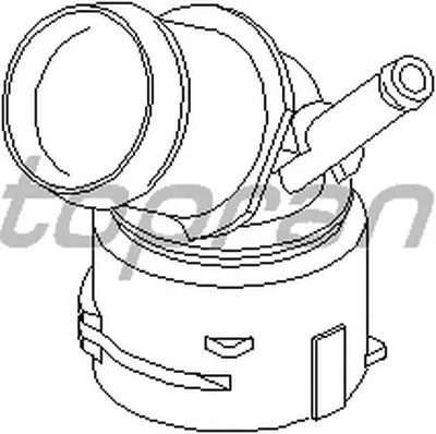 Фланец охлаждающей жидкости TOPRAN купить