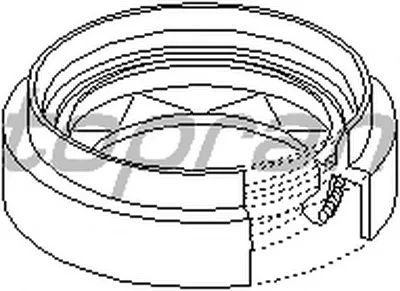 Уплотняющее кольцо, дифференциал TOPRAN купить