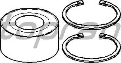 Комплект подшипника ступицы колеса TOPRAN купить