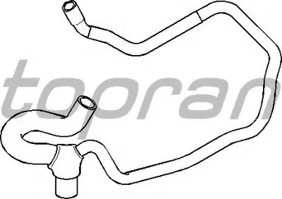Шланг радиатора TOPRAN купить