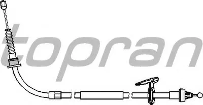 Трос, стояночная тормозная система TOPRAN купить