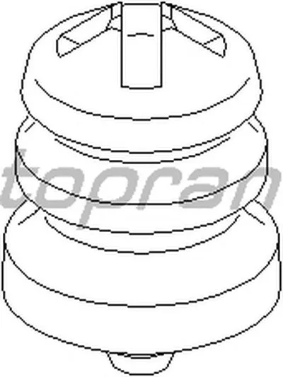 Буфер, балка моста TOPRAN купить