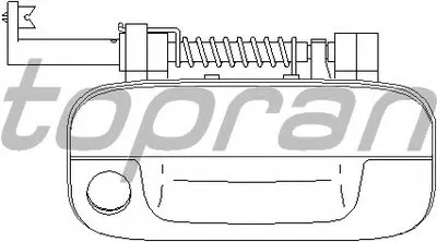 Ручка двери TOPRAN купить