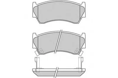 Комплект тормозных колодок, дисковый тормоз E.T.F. купить