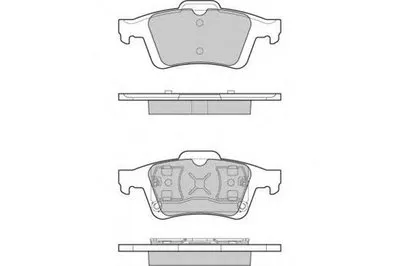 Комплект тормозных колодок, дисковый тормоз E.T.F. купить