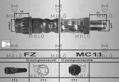 Тормозной шланг MALÒ купить