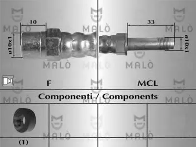 Тормозной шланг MALÒ купить