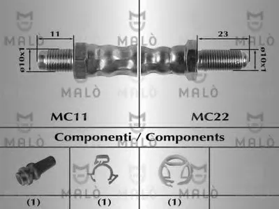 Тормозной шланг MALÒ купить