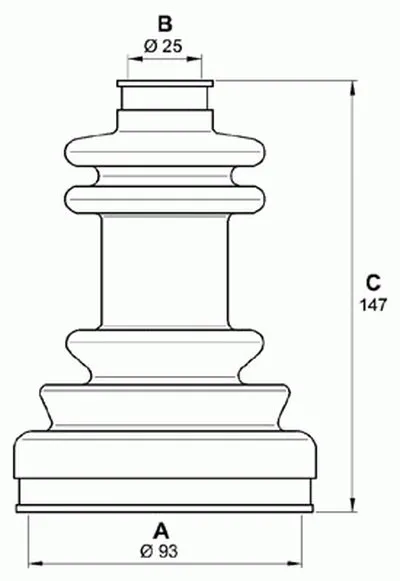 Комплект пылника, приводной вал SPIN OPEN PARTS купить