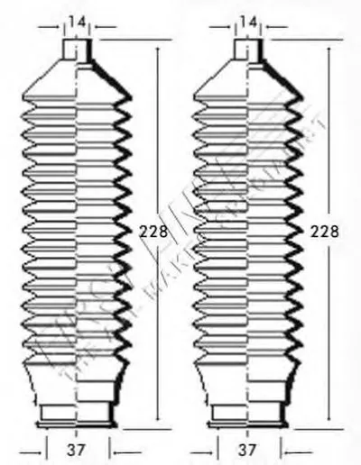 Пыльник, рулевое управление FIRST LINE купить