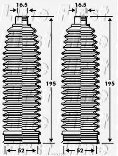 Пыльник, рулевое управление FIRST LINE купить