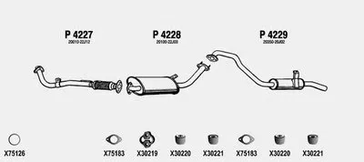 Система выпуска ОГ FENNO купить