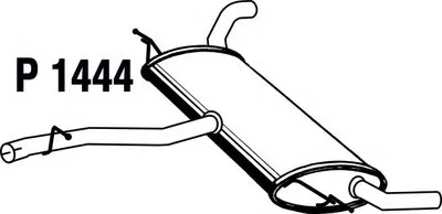 Глушитель выхлопных газов конечный FENNO купить