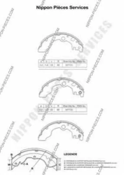 Комплект тормозных колодок NPS купить