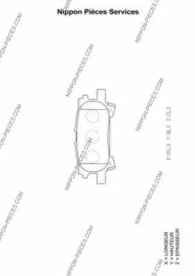 Комплект тормозных колодок, дисковый тормоз NPS купить