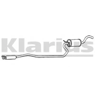 Средний глушитель выхлопных газов KLARIUS купить