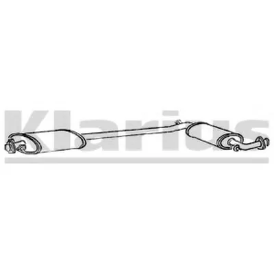 Средний глушитель выхлопных газов KLARIUS купить