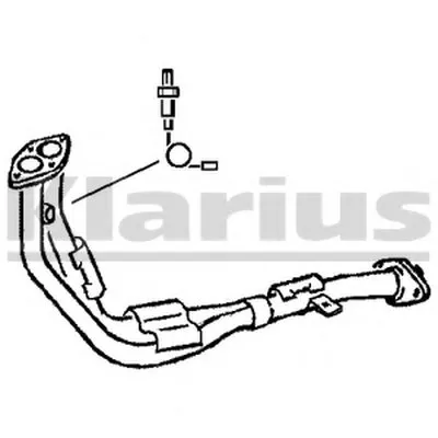 Труба выхлопного газа KLARIUS купить