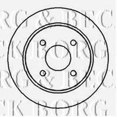 Тормозной диск BORG & BECK купить