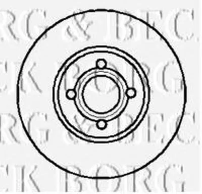 Тормозной диск BORG & BECK купить