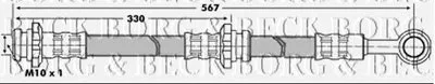 Тормозной шланг BORG & BECK купить