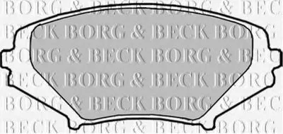 Комплект тормозных колодок, дисковый тормоз BORG & BECK купить