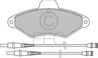 Комплект тормозных колодок, дисковый тормоз EEC купить
