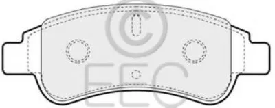 Комплект тормозных колодок, дисковый тормоз EEC купить