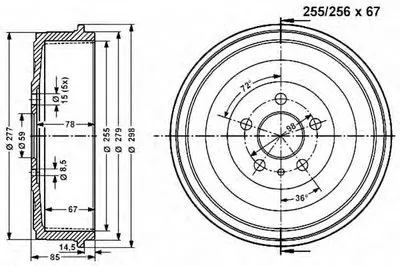 Тормозной барабан VEMA купить