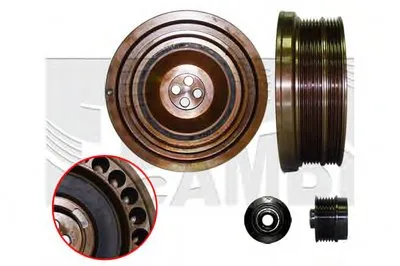 Ременный шкив, коленчатый вал AUTOTEAM купить