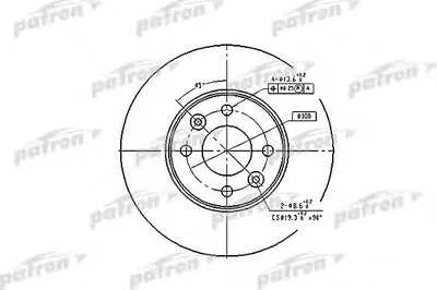 Тормозной диск PATRON купить