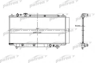 Радиатор, охлаждение двигателя PATRON купить