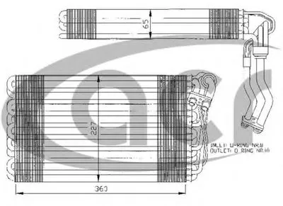 Испаритель, кондиционер ACR купить
