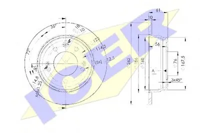 Тормозной диск ICER купить