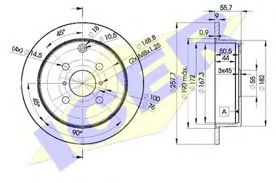Тормозной диск ICER купить