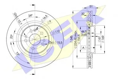 Тормозной диск ICER купить