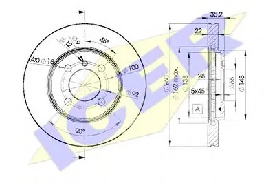 Тормозной диск ICER купить